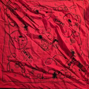 LEVI'S SNOOPY COWBOY HANDKERCHIEF